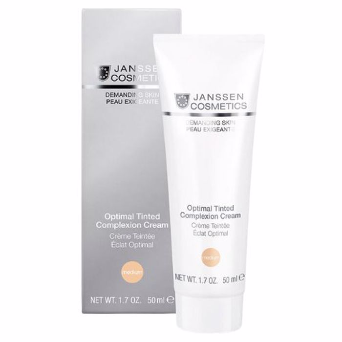 JANSSEN COSMETICS Optimal Tinted Complexion Cream SPF 10 Antiliaki Krema Imeras me Xroma 50ml